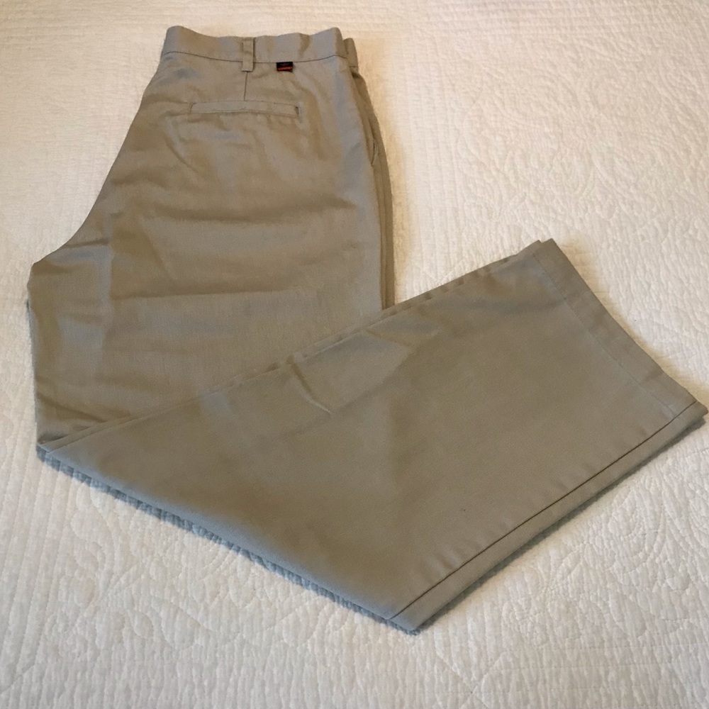 Dockers Tan pants. Size 33.5 W 28 L